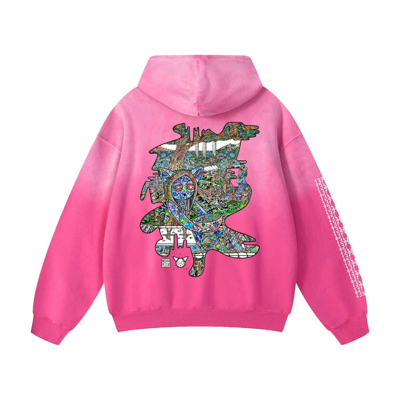 Deep Dish - Heavyweight Sunfade Oversized Hoodie