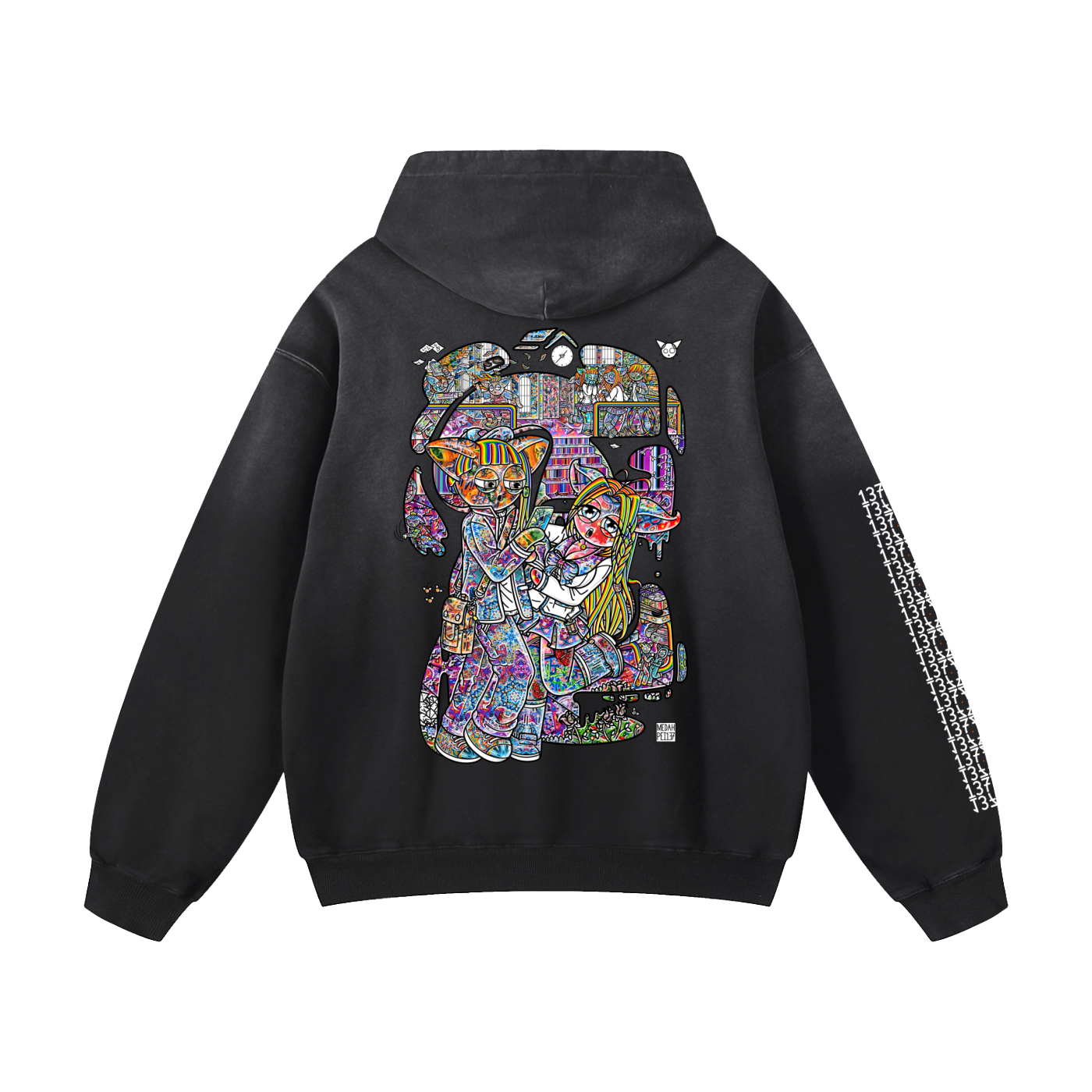 Slice Of Pei - Heavyweight Sunfade Oversized Hoodie