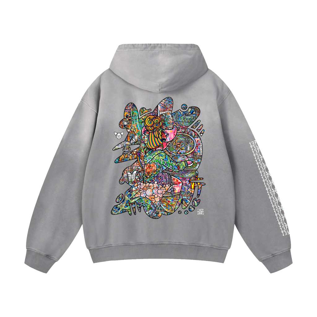 Stationary - Heavyweight Sunfade Oversized Hoodie
