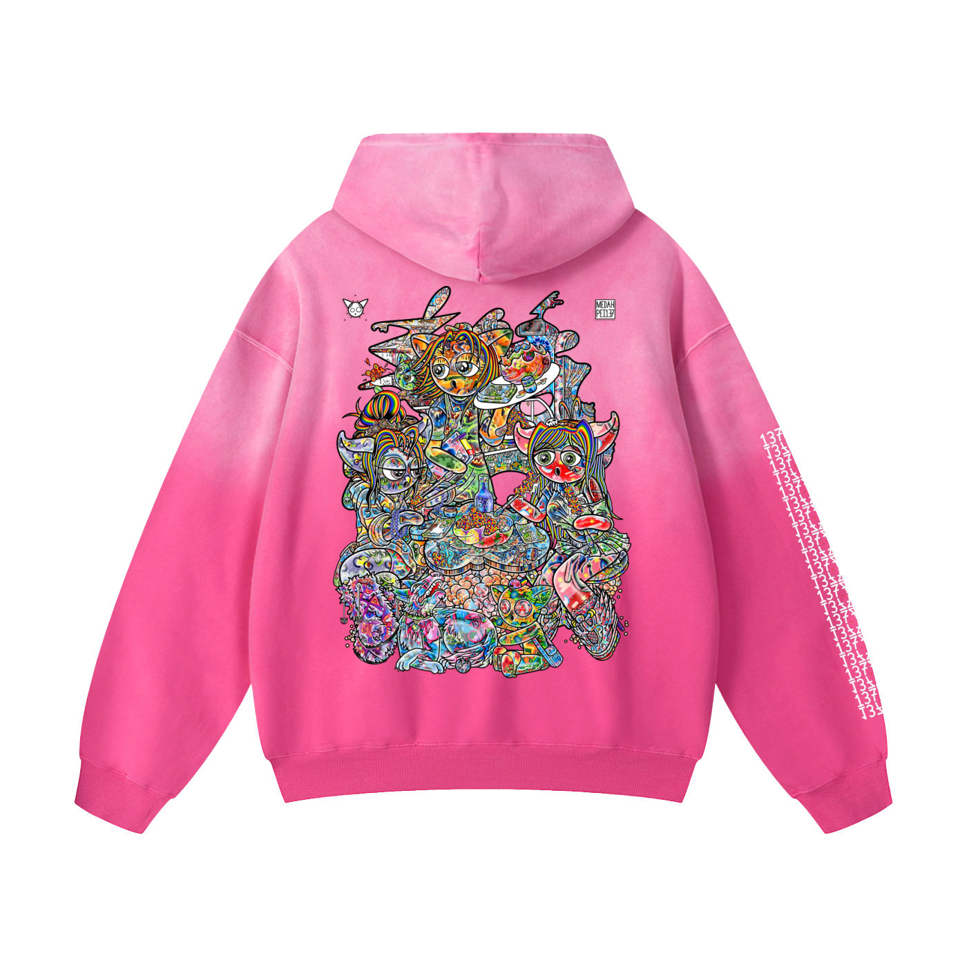 Making The Rounds - Heavyweight Sunfade Oversized Hoodie