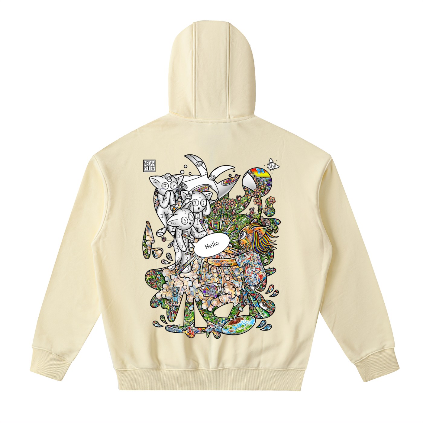 Other Wordly - Drop-Shoulder Zip Up Hoodie