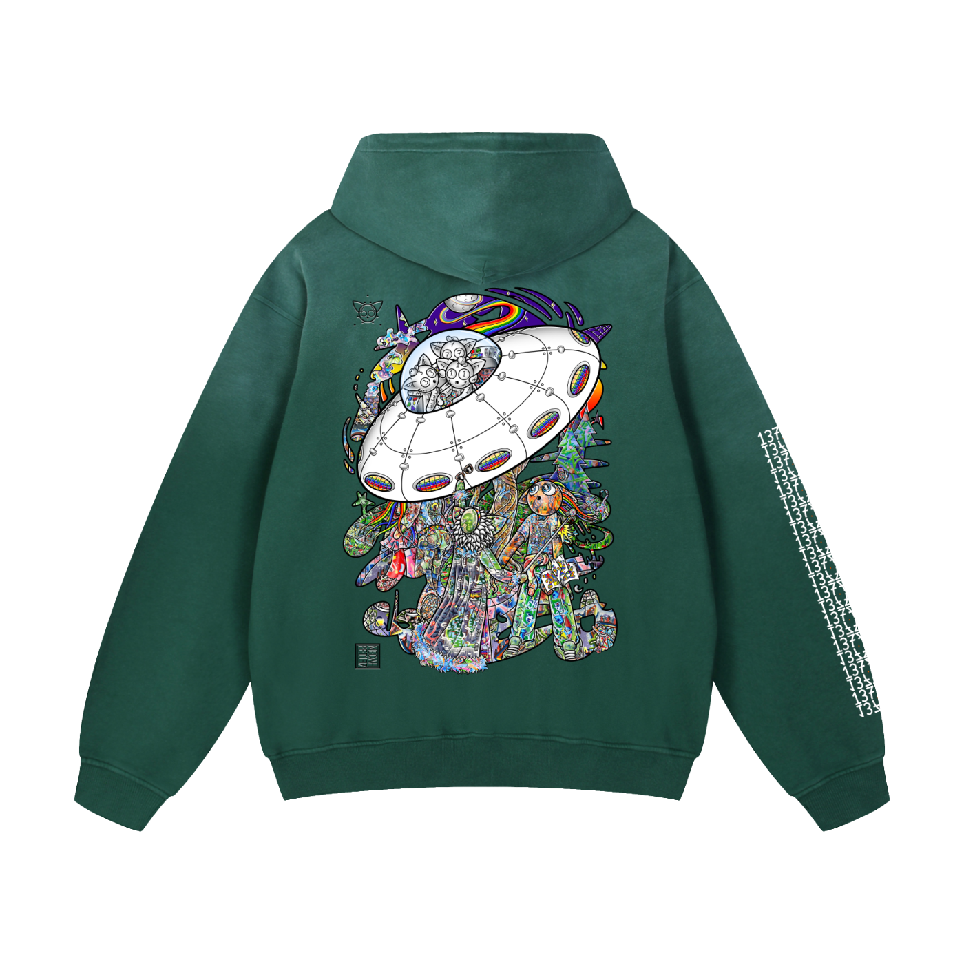 Spatial Awareness - Heavyweight Sunfade Oversized Hoodie