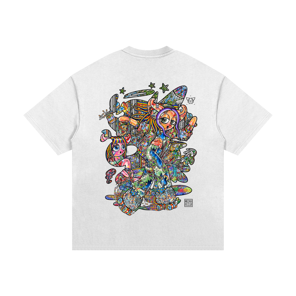 Rolling Into Newfound Grace - Essential Heavyweight Cotton T-Shirt