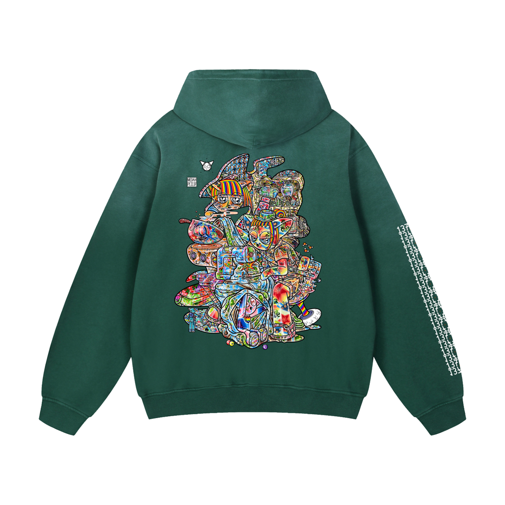 Making It Big - Heavyweight Sunfade Oversized Hoodie