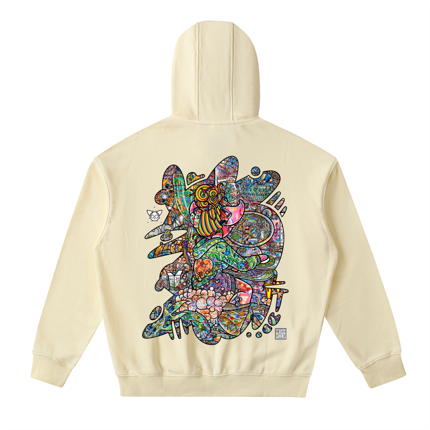 Stationary - Drop-Shoulder Zip Up Hoodie