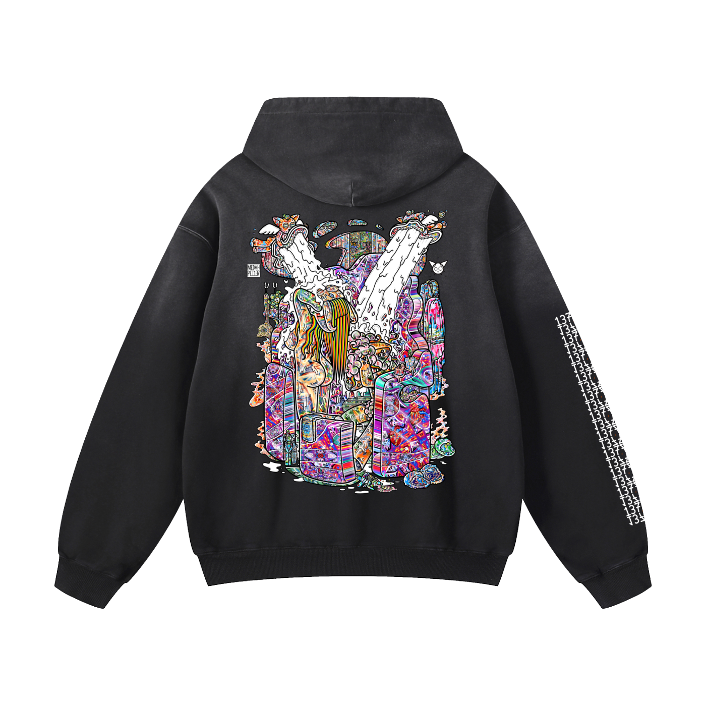 Shower Time - Heavyweight Sunfade Oversized Hoodie