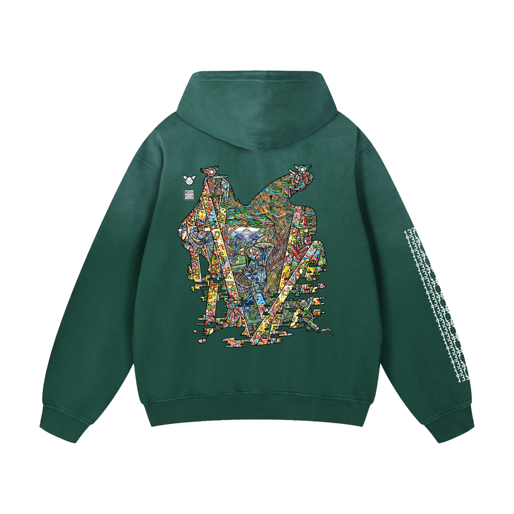 Orchard of Life - Heavyweight Sunfade Oversized Hoodie