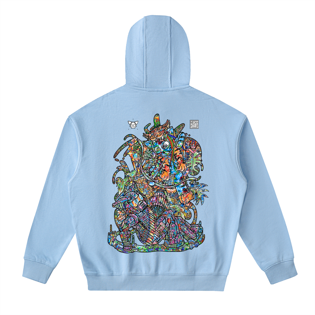 Protect The Vibe - Drop-Shoulder Zip Up Hoodie