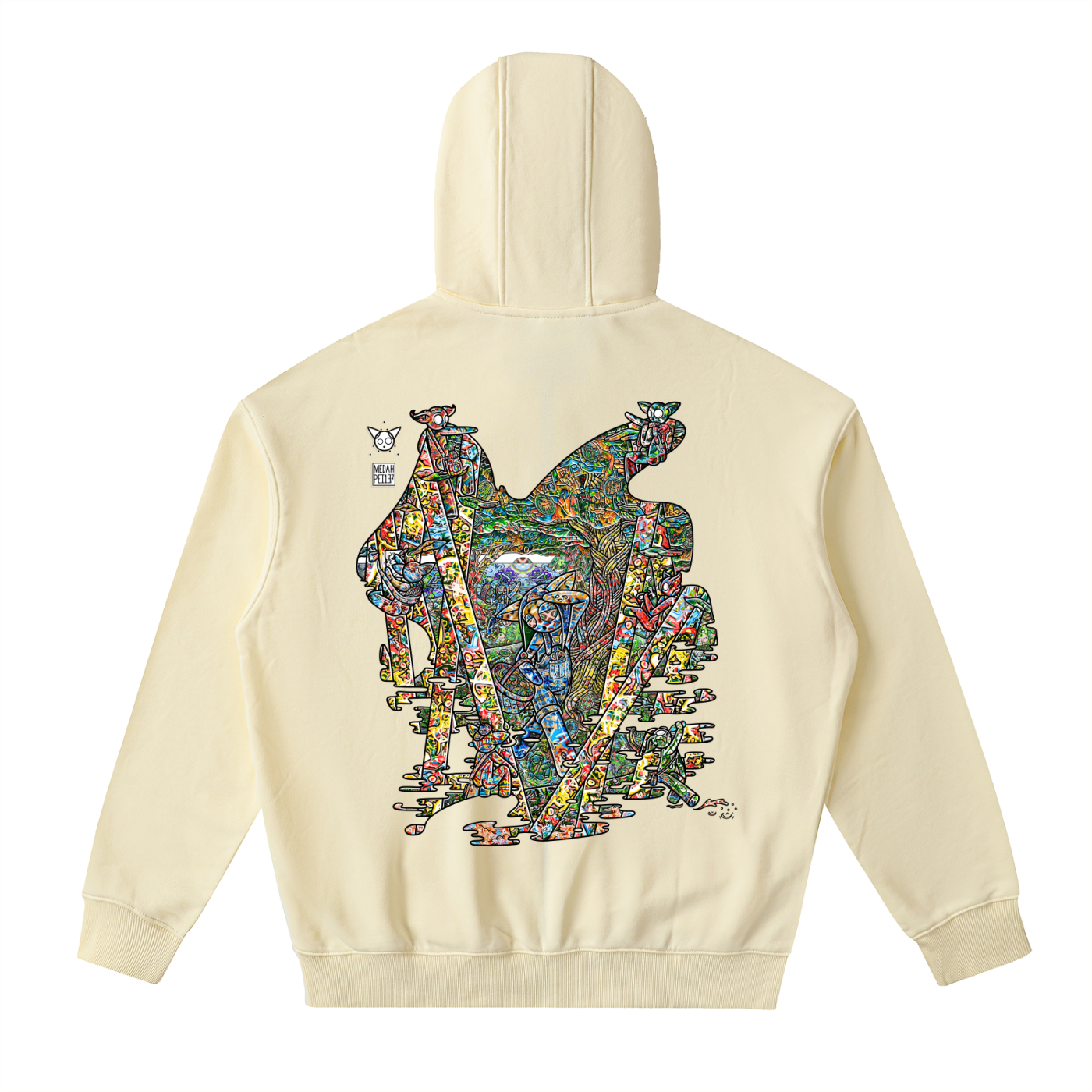 Orchard Of Life - Drop-Shoulder Zip Up Hoodie