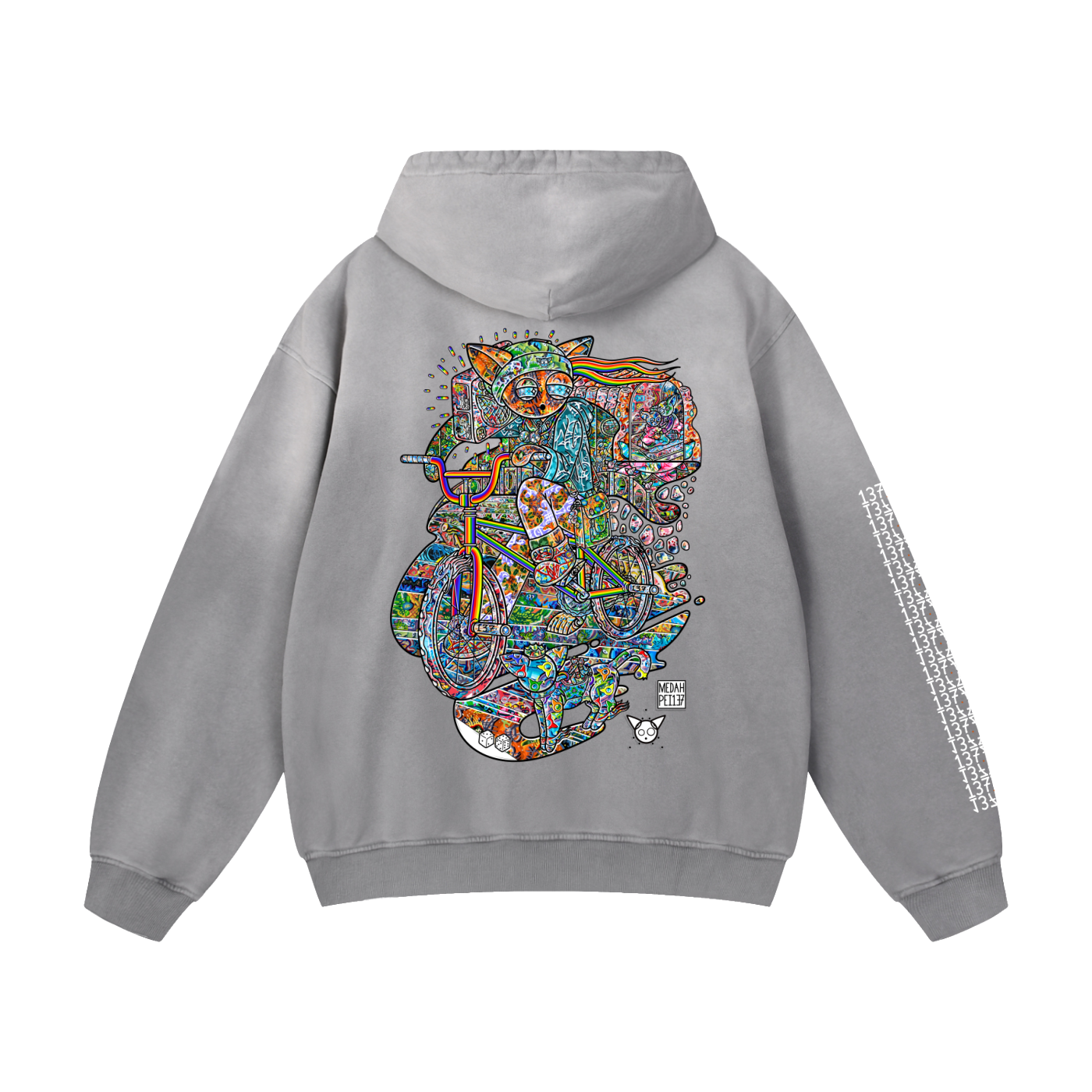 Peicycle - Heavyweight Sunfade Oversized Hoodie