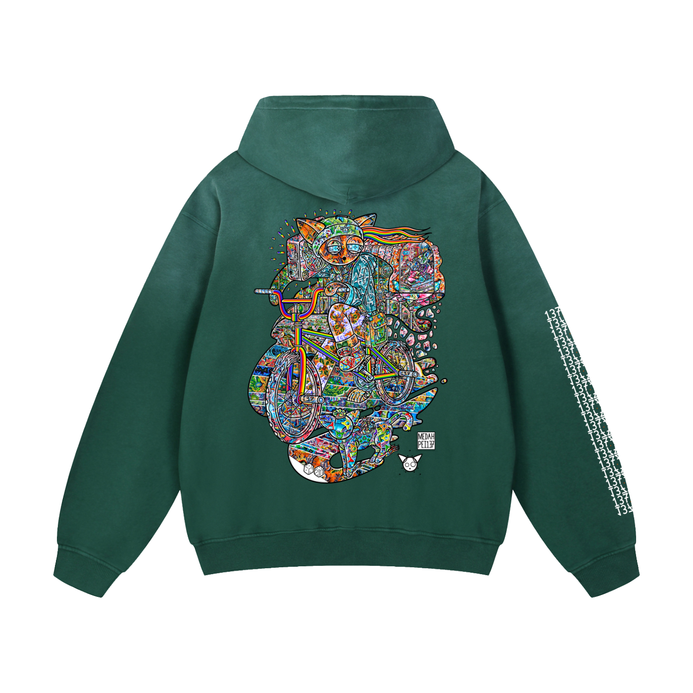 Peicycle - Heavyweight Sunfade Oversized Hoodie