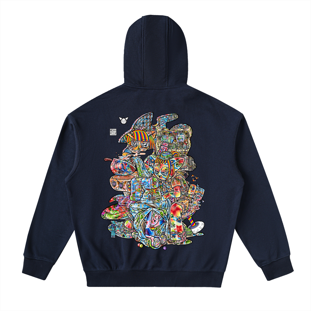 Making It Big - Drop-Shoulder Zip Up Hoodie