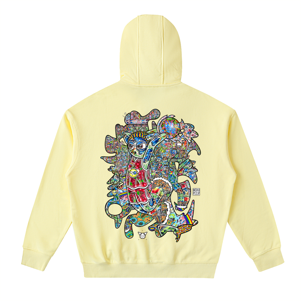 All In - Drop-Shoulder Zip Up Hoodie