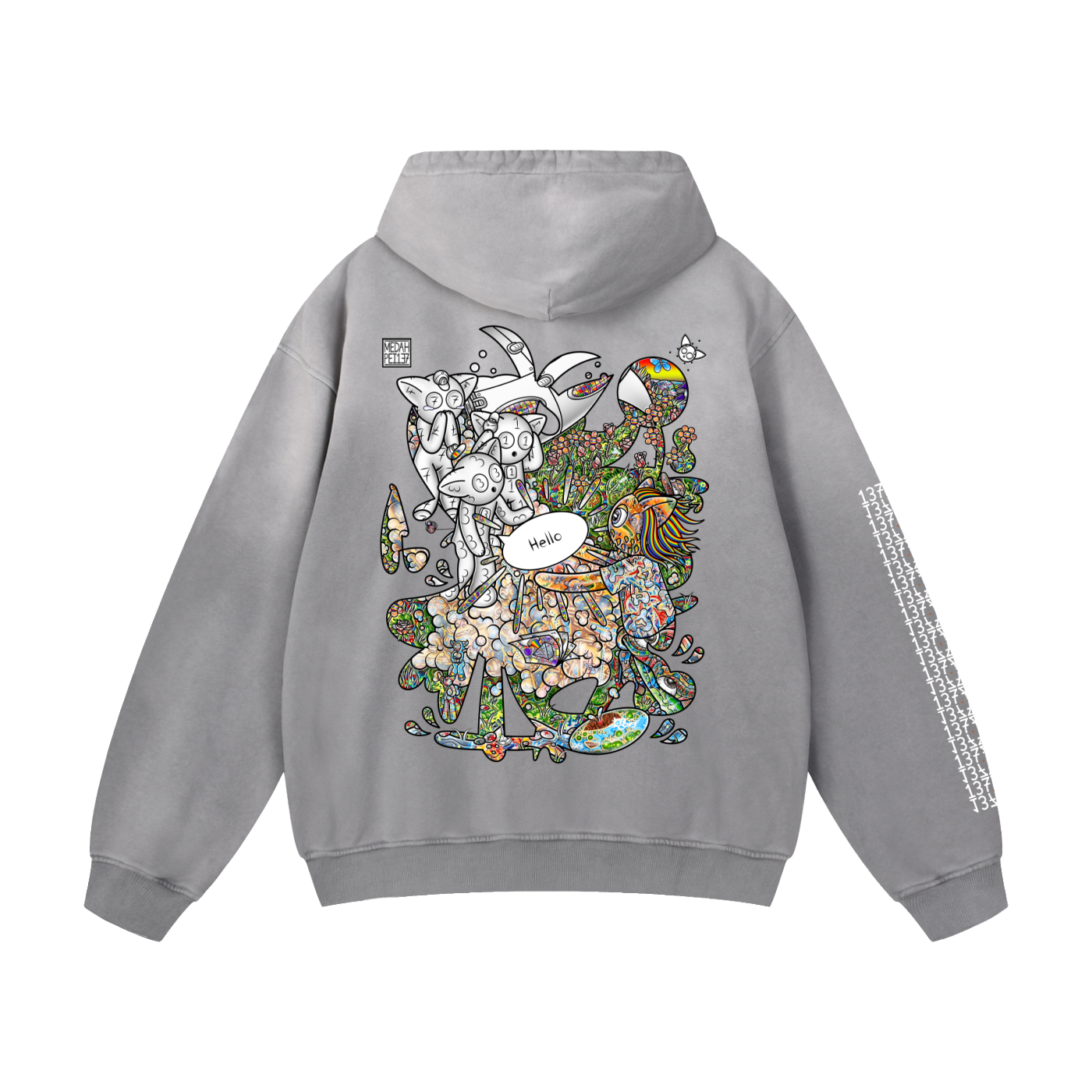 Other Wordly - Heavyweight Sunfade Oversized Hoodie