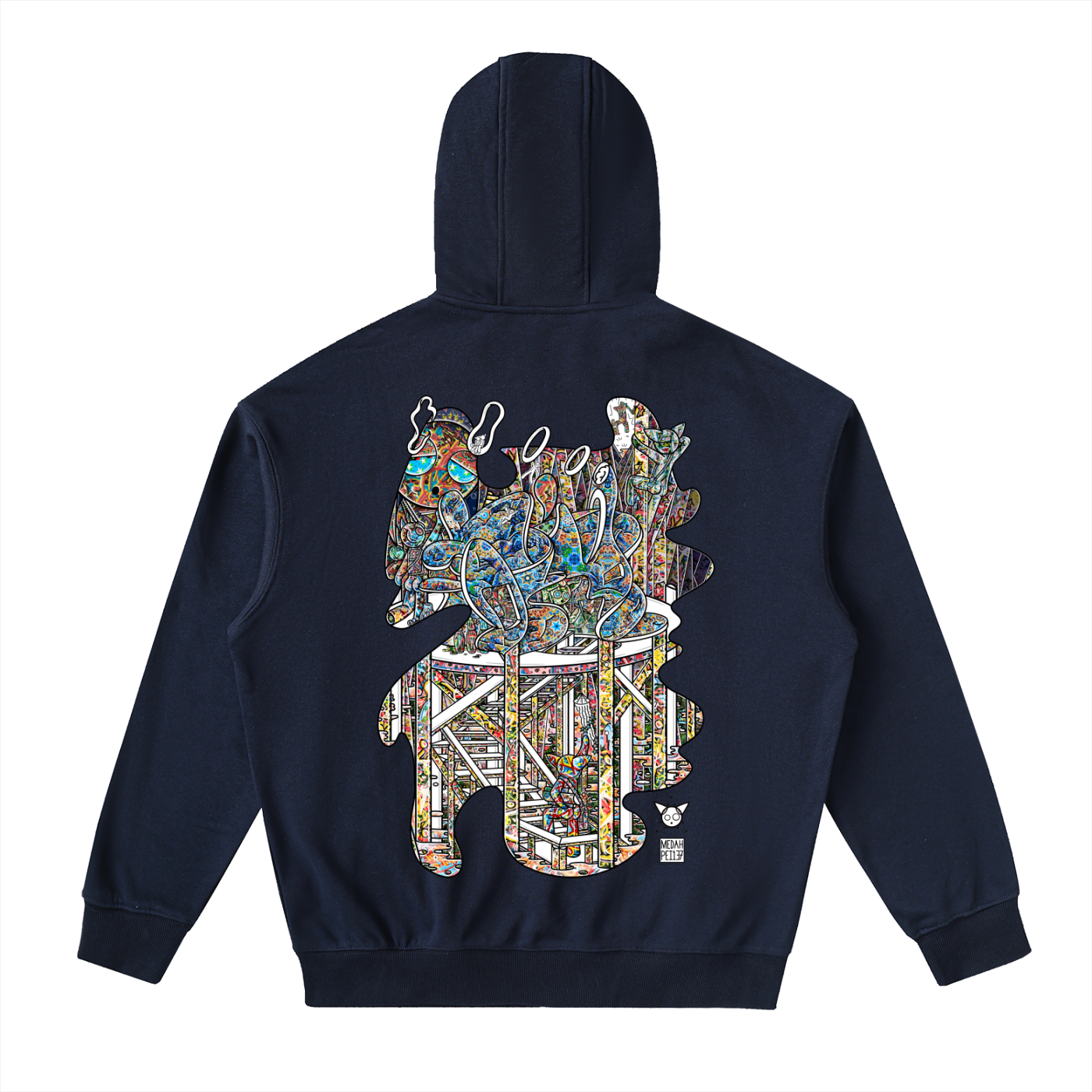 Family Fortress - Drop-Shoulder Zip Up Hoodie