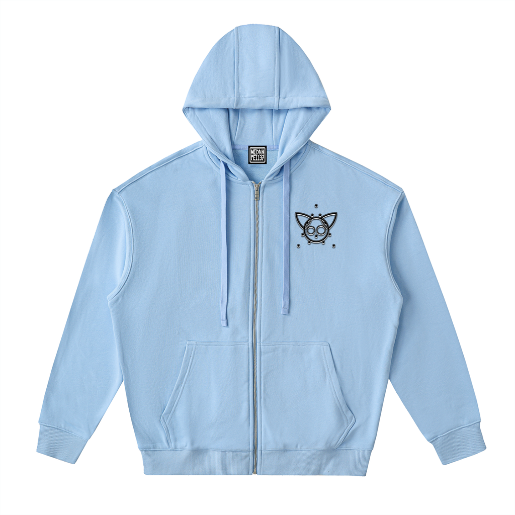 All In - Drop-Shoulder Zip Up Hoodie