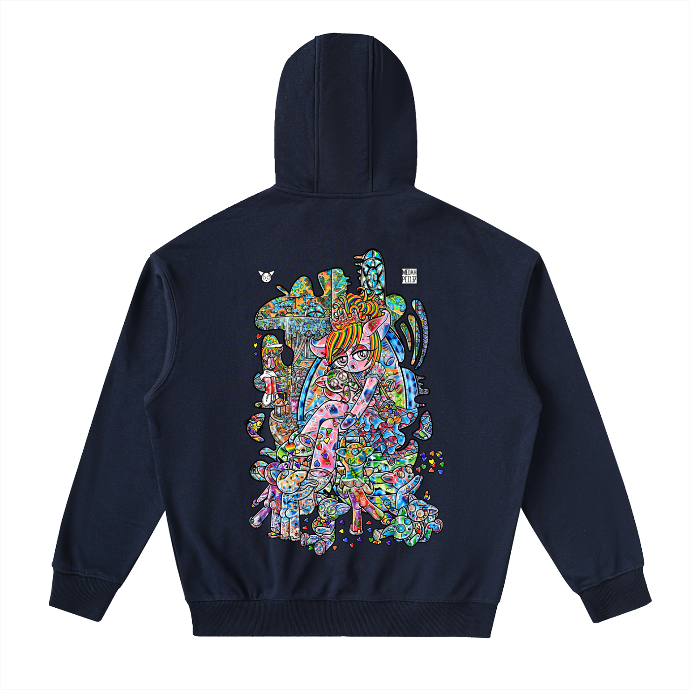 Sharing Is Caring - Drop-Shoulder Zip Up Hoodie