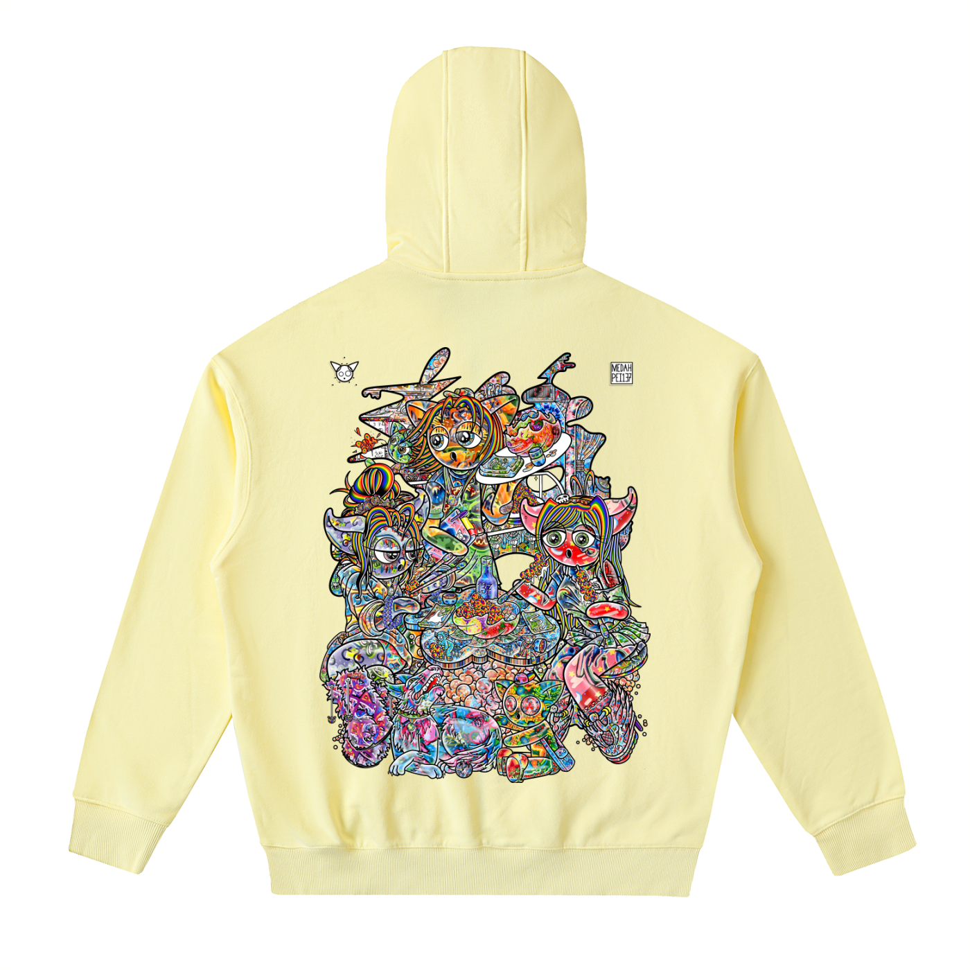 Making The Rounds - Drop-Shoulder Zip Up Hoodie