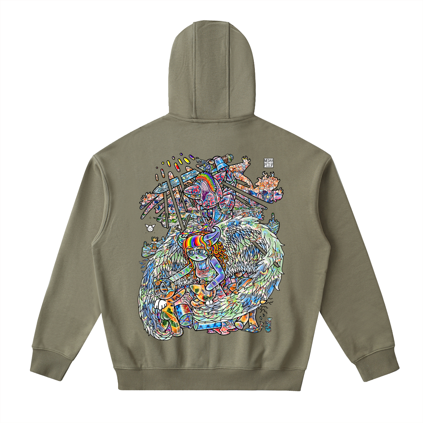 Another Day In Paradise - Drop-Shoulder Zip Up Hoodie