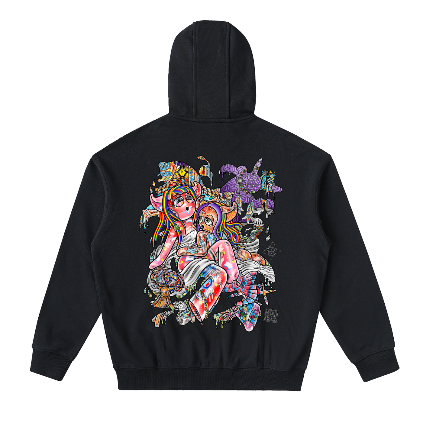 Sensificity - Drop-Shoulder Zip Up Hoodie