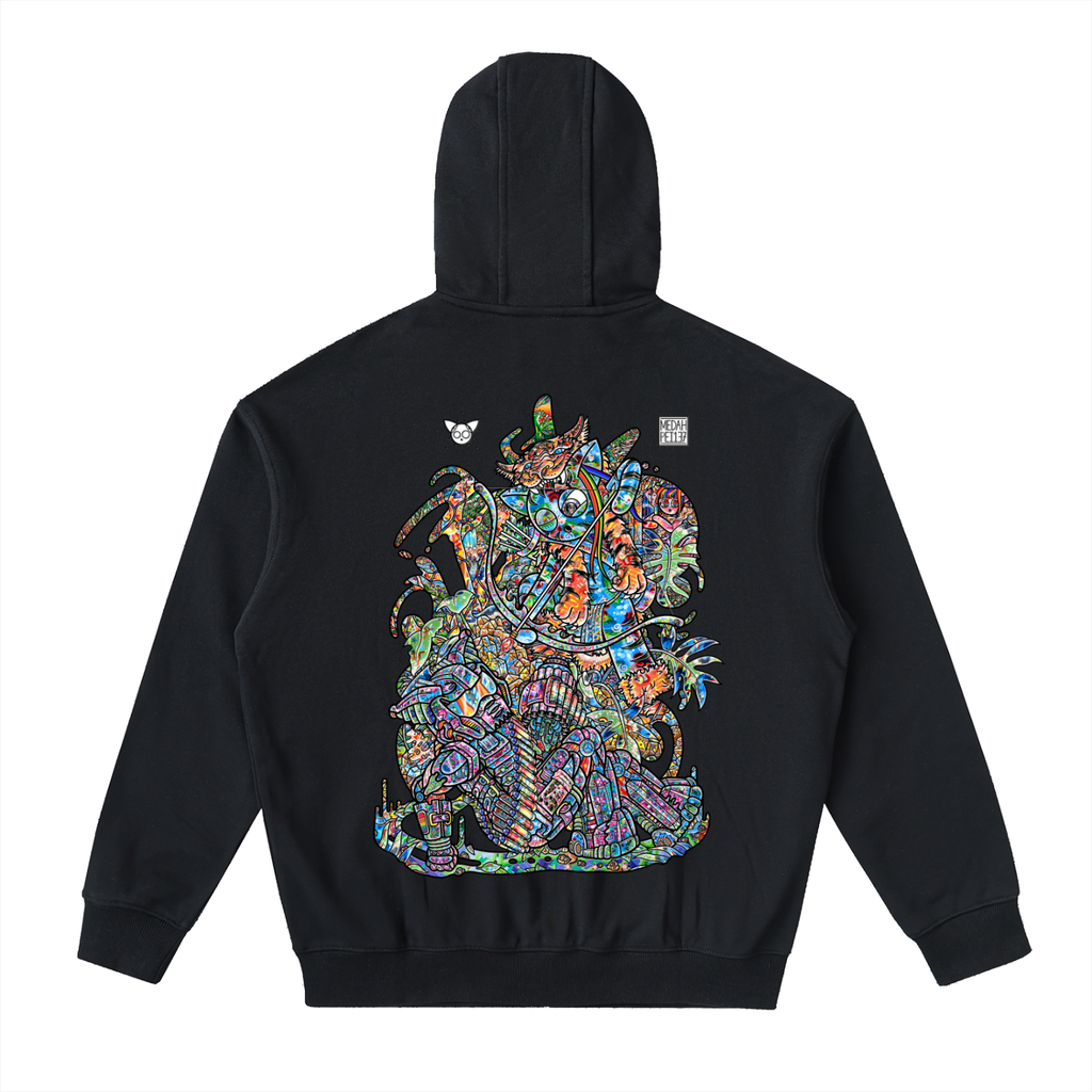 Protect The Vibe - Drop-Shoulder Zip Up Hoodie