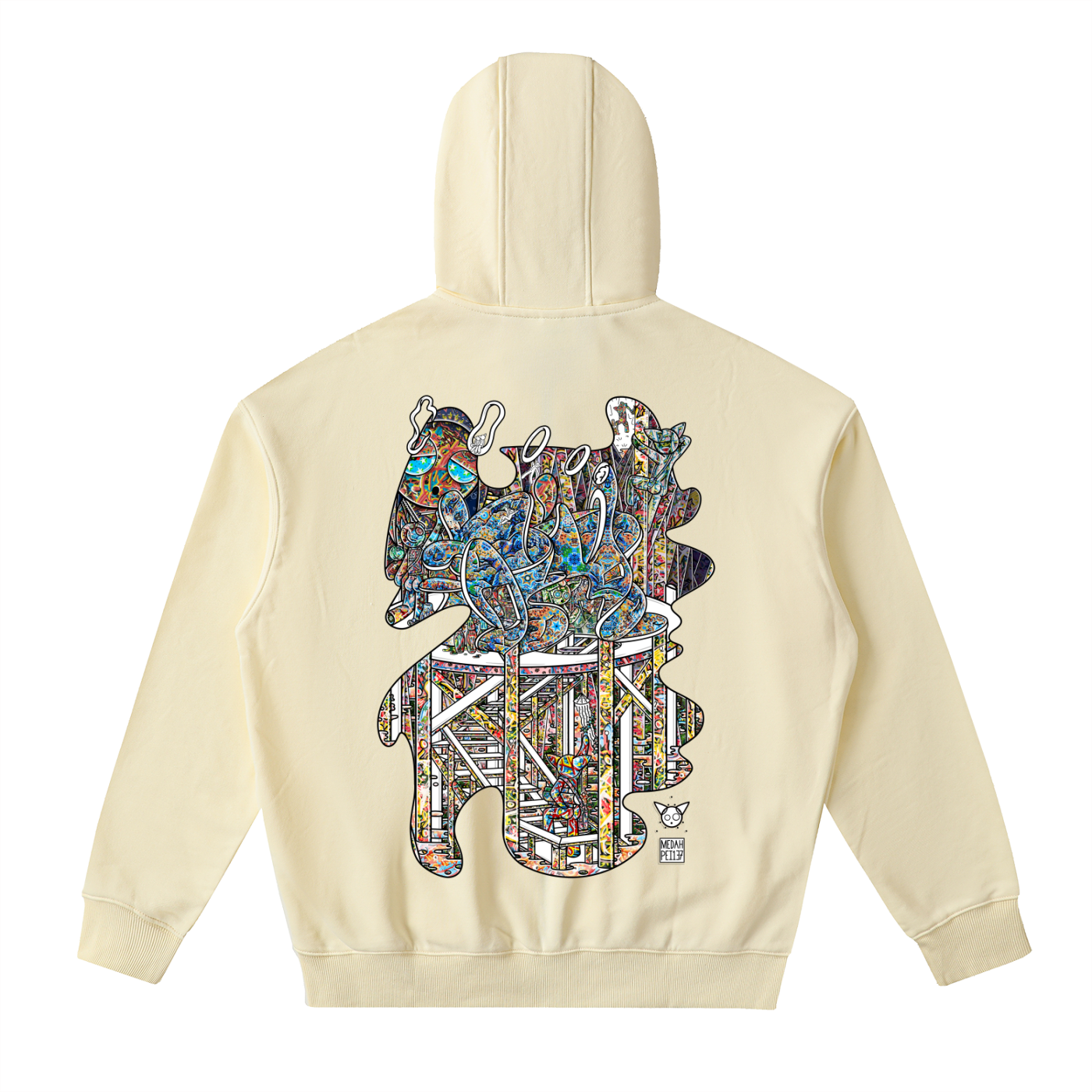 Family Fortress - Drop-Shoulder Zip Up Hoodie