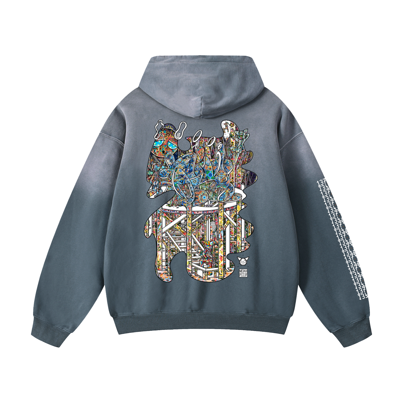 Family Fortress - Heavyweight Sunfade Oversized Hoodie