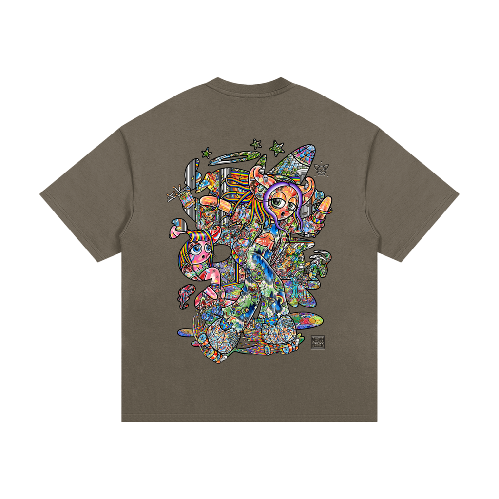 Rolling Into Newfound Grace - Essential Heavyweight Cotton T-Shirt