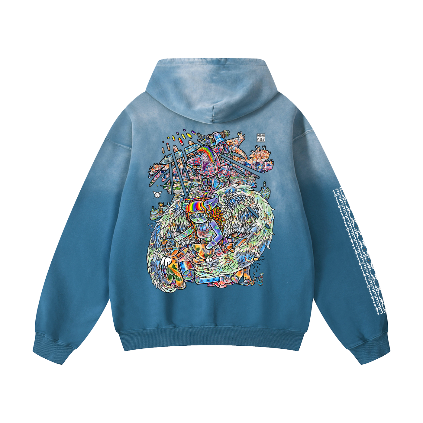 Another Day In Paradise - Heavyweight Sunfade Oversized Hoodie