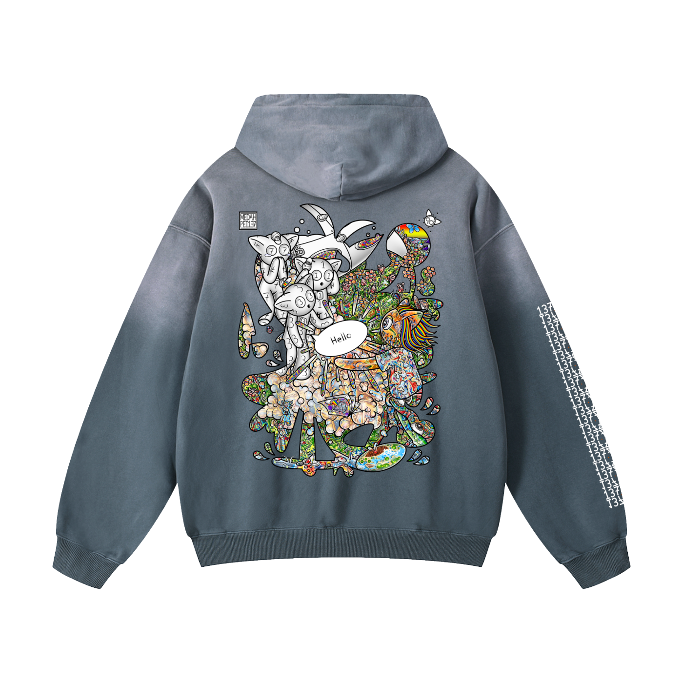Other Wordly - Heavyweight Sunfade Oversized Hoodie