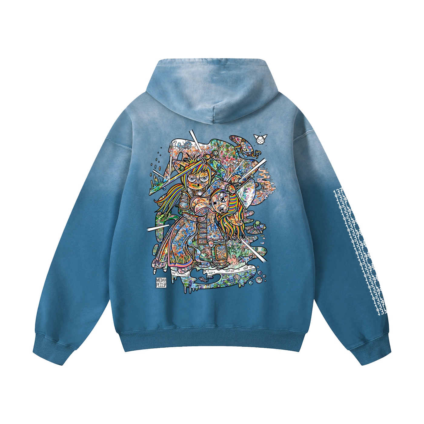 The Stimulation - Heavyweight Sunfade Oversized Hoodie