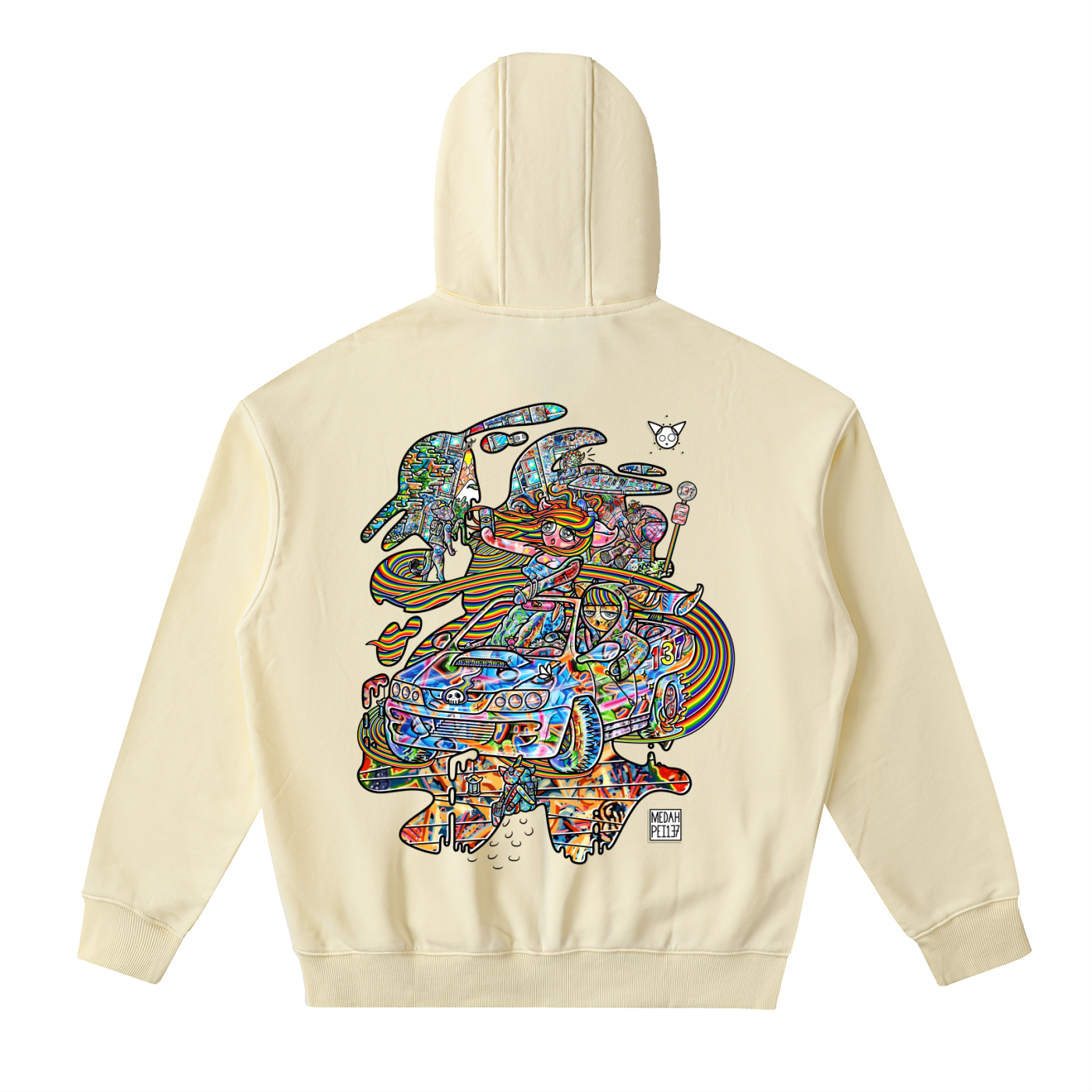 Tale Spin - Drop-Shoulder Zip Up Hoodie