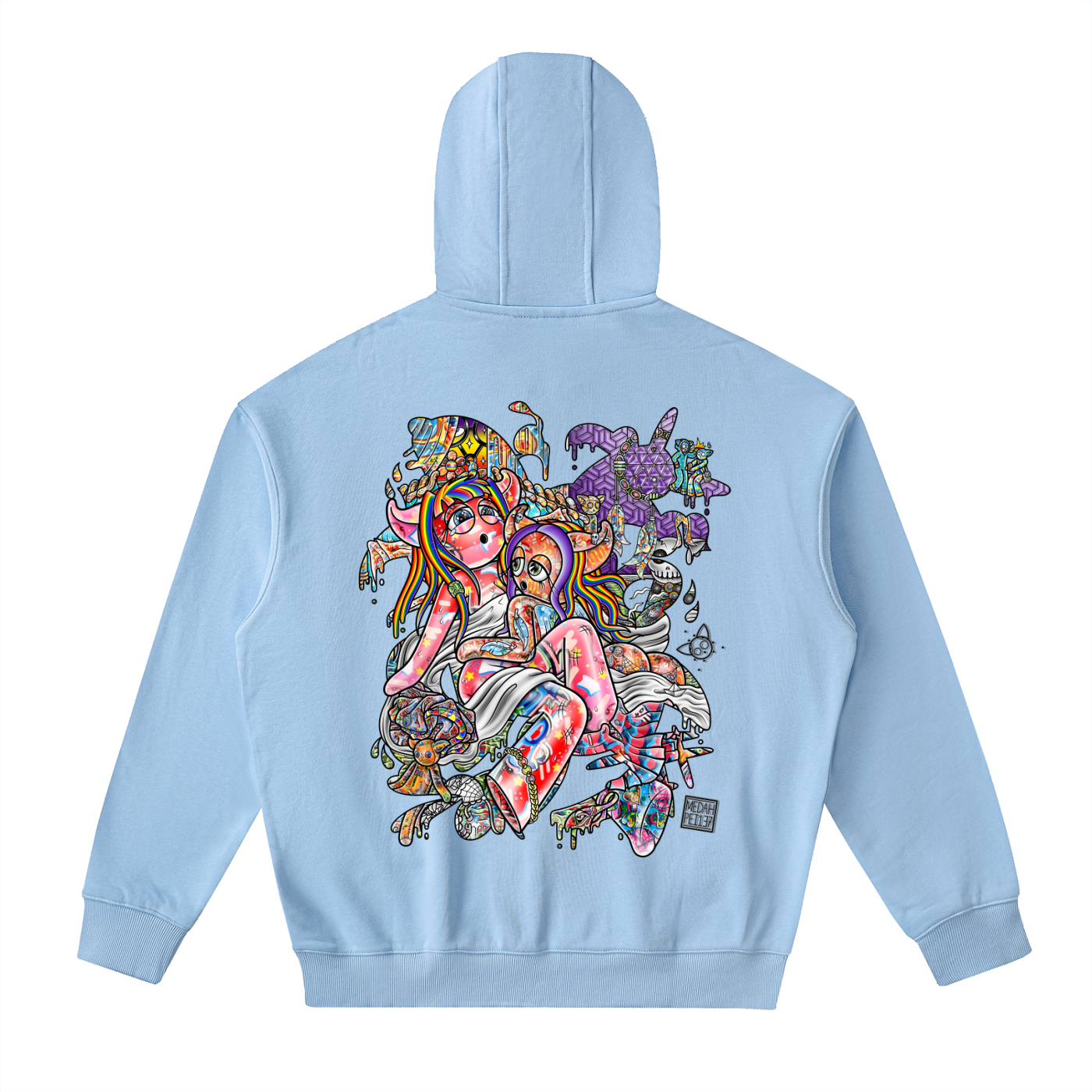 Sensificity - Drop-Shoulder Zip Up Hoodie