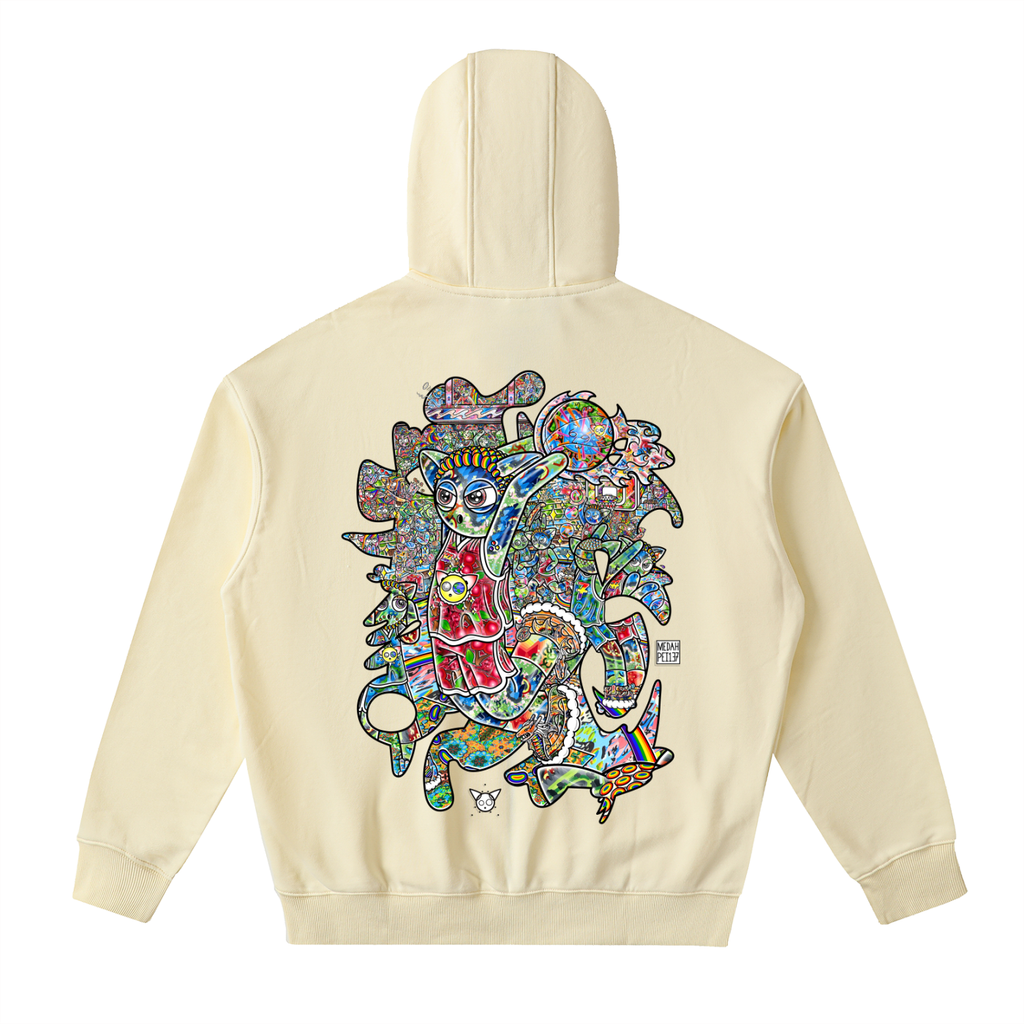 All In - Drop-Shoulder Zip Up Hoodie