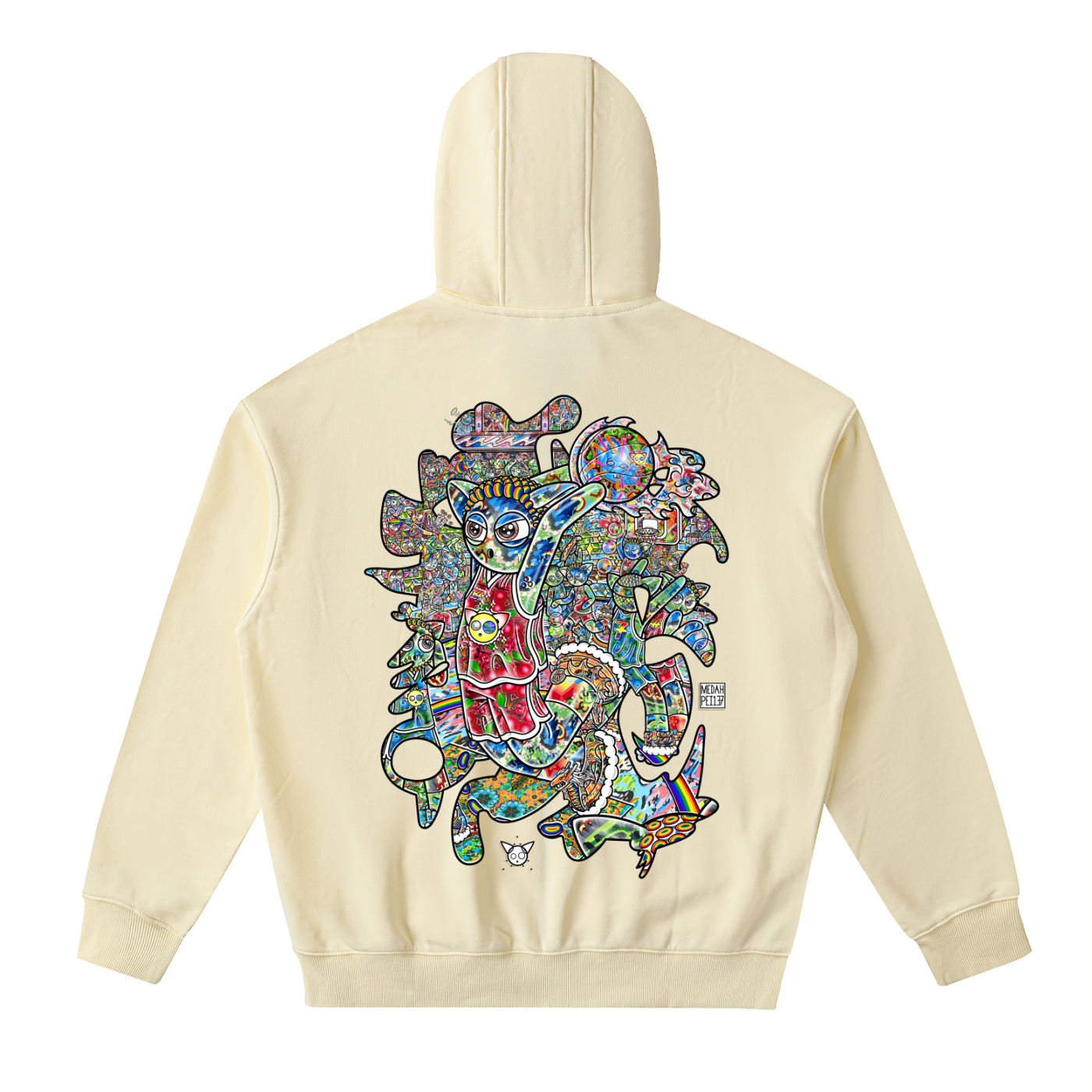 All In - Drop-Shoulder Zip Up Hoodie