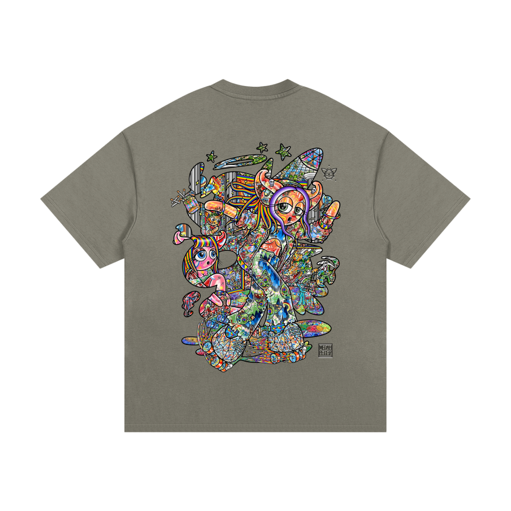 Rolling Into Newfound Grace - Essential Heavyweight Cotton T-Shirt