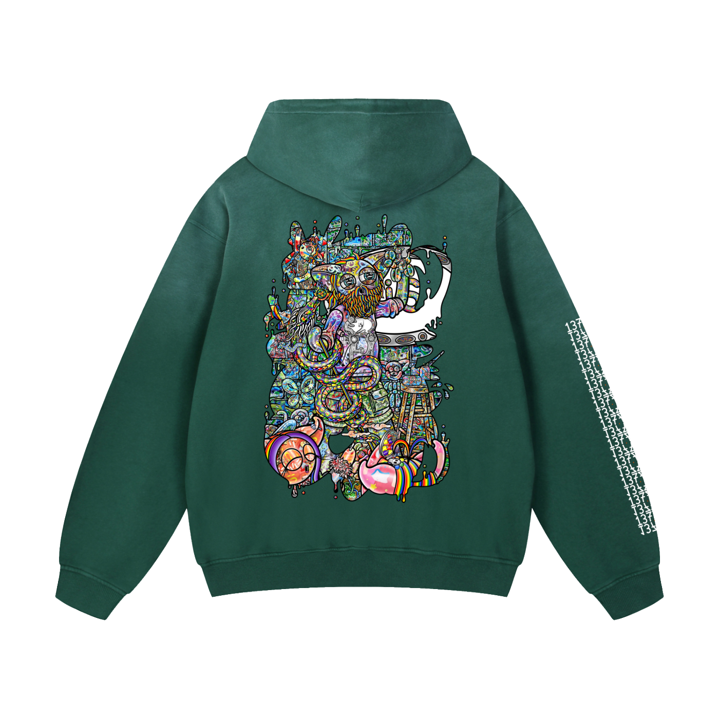 Beautifully Intrinsic Trip - Heavyweight Sunfade Oversized Hoodie