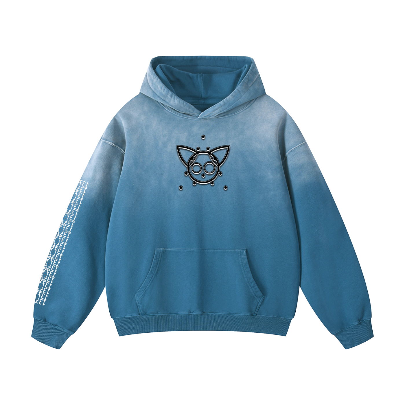 Combination Chatter- Heavyweight Sunfade Oversized Hoodie