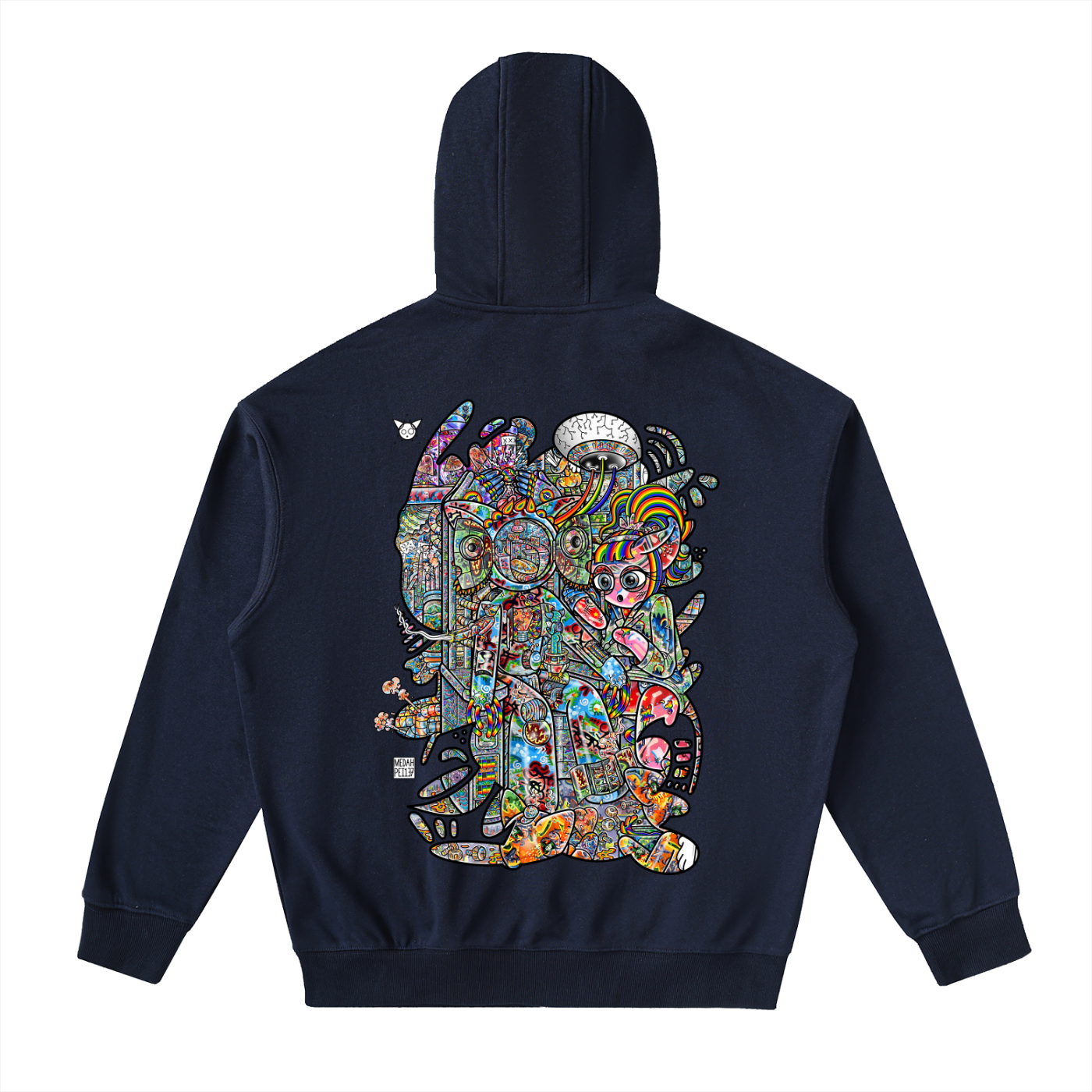 Maintemance - Drop-Shoulder Zip Up Hoodie