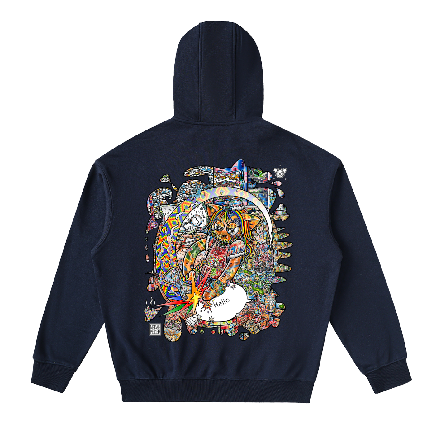 Cracking the Code - Drop-Shoulder Zip Up Hoodie