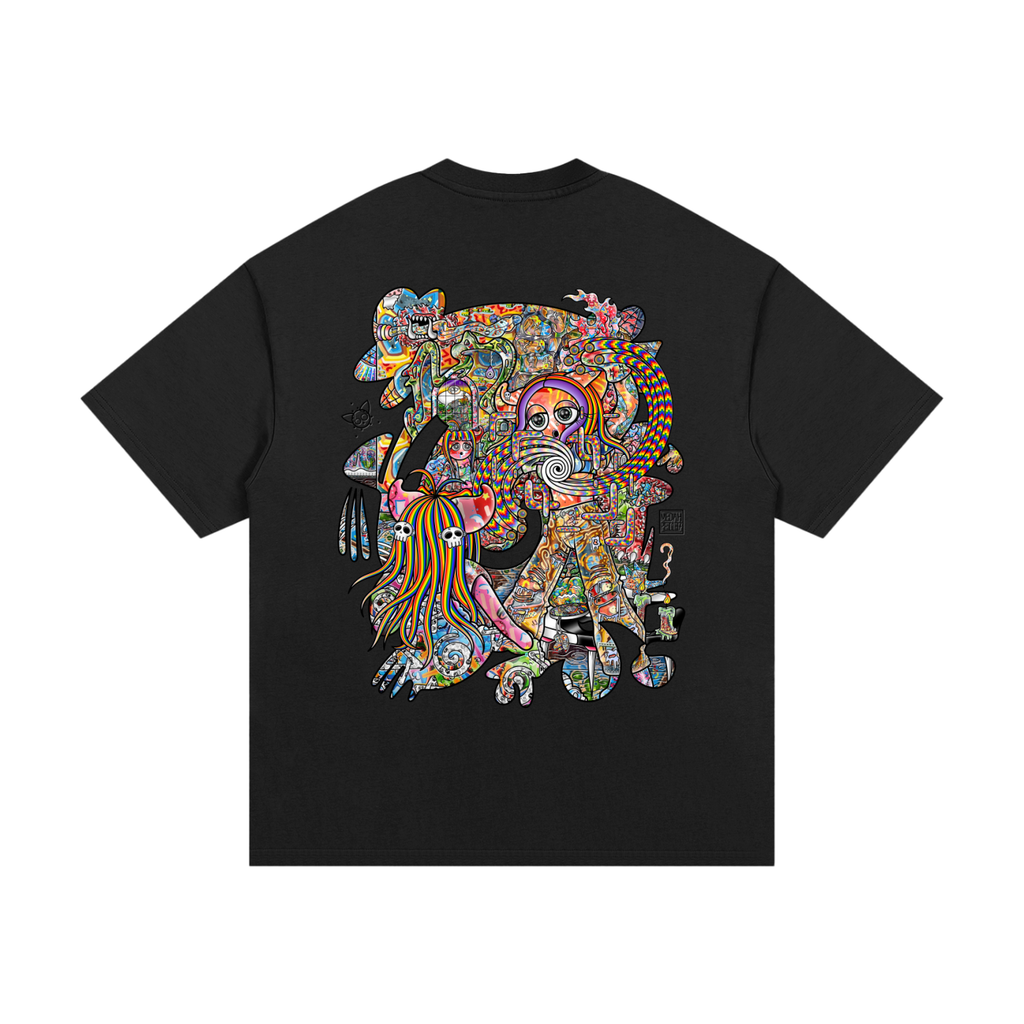 Light Enjoys Darkness - Essential Heavyweight Cotton T-Shirt