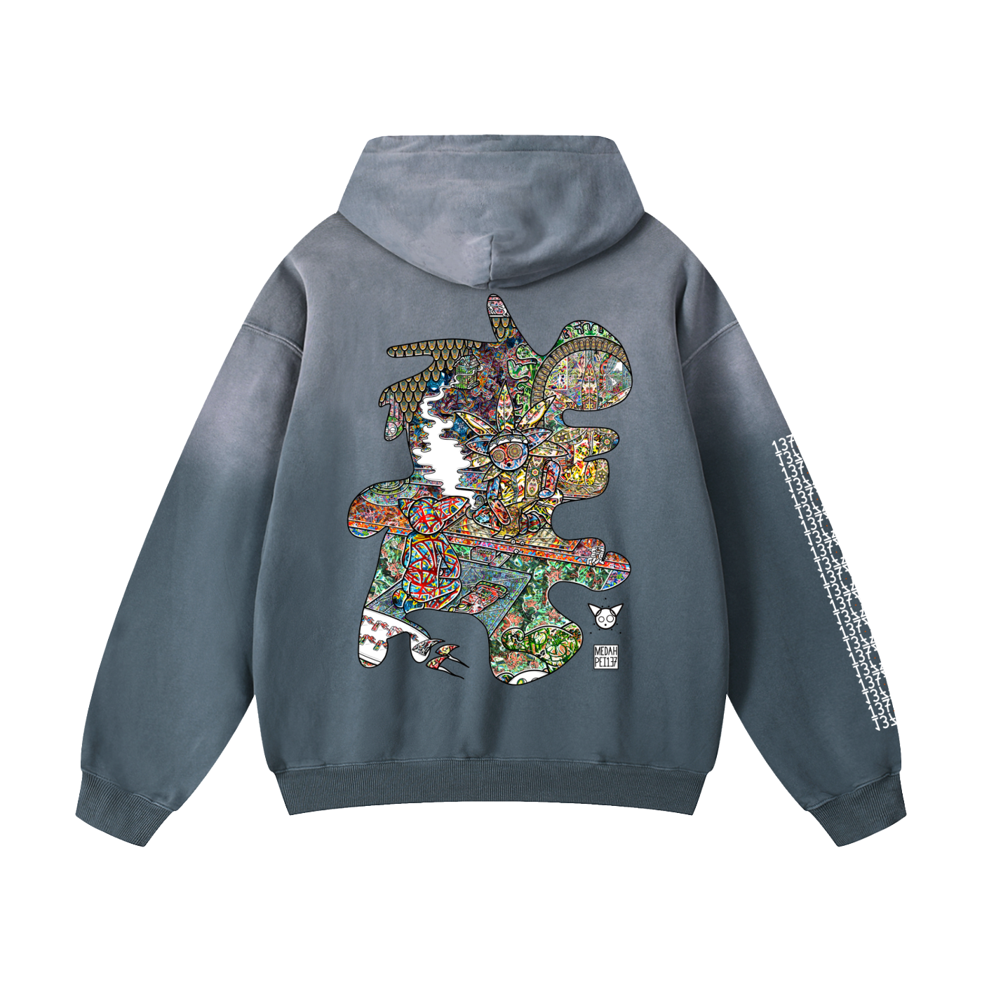 Lesson Learned - Heavyweight Sunfade Oversized Hoodie