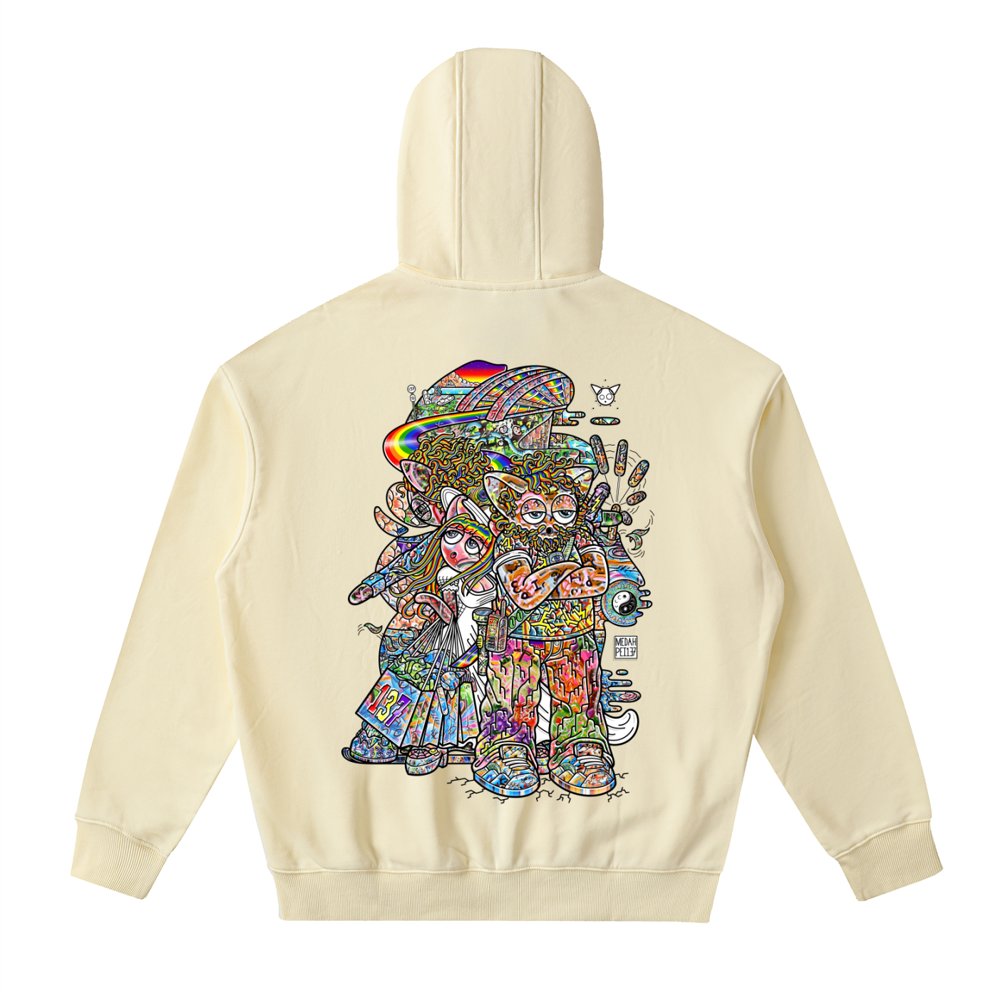 Never Finished Shopping - Drop-Shoulder Zip Up Hoodie