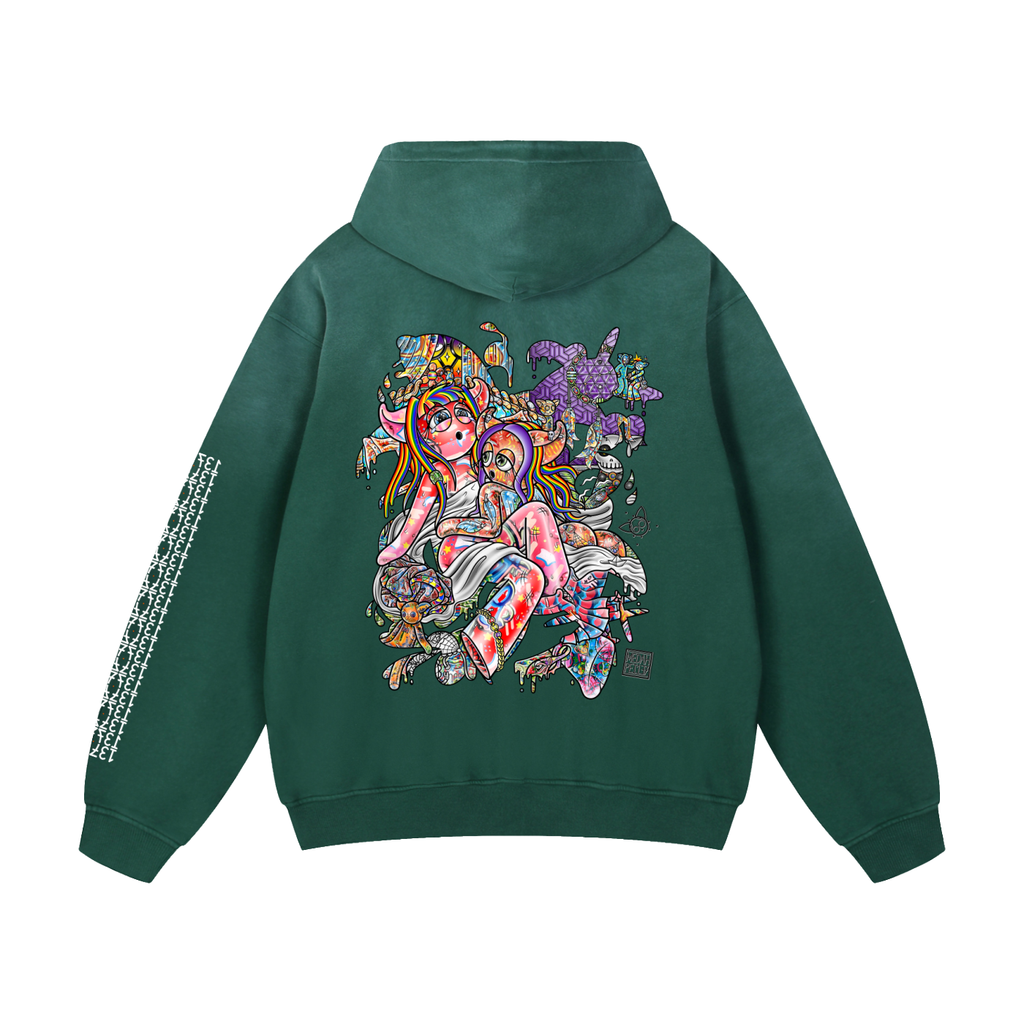 Sensificity - Heavyweight Sunfade Oversized Hoodie