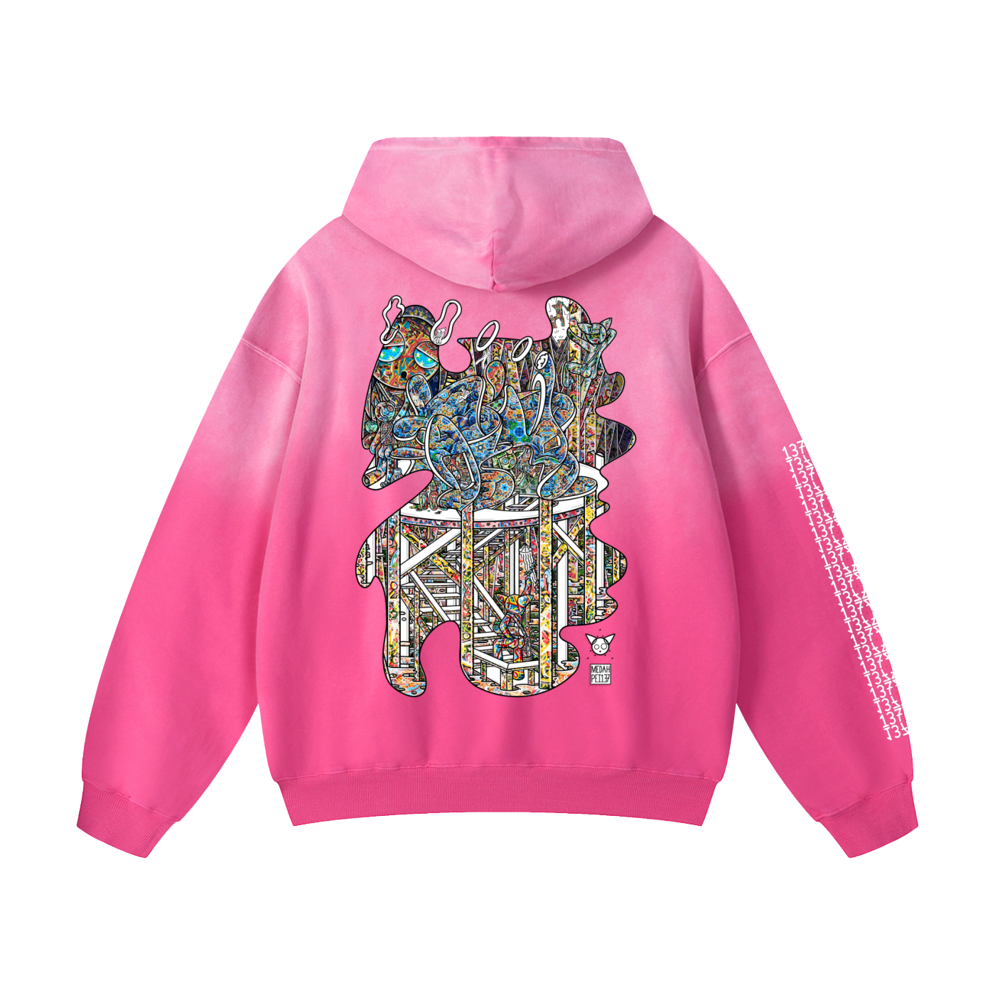 Family Fortress - Heavyweight Sunfade Oversized Hoodie