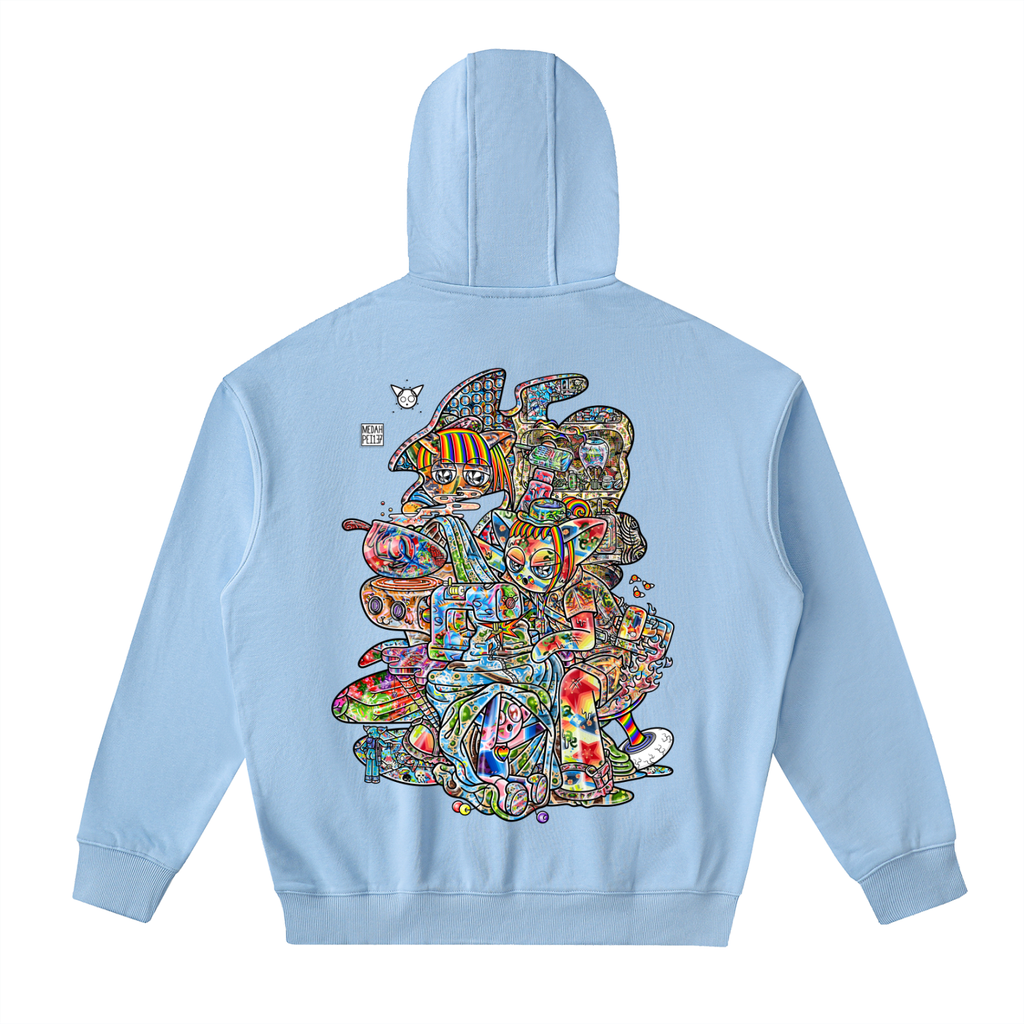 Making It Big - Drop-Shoulder Zip Up Hoodie