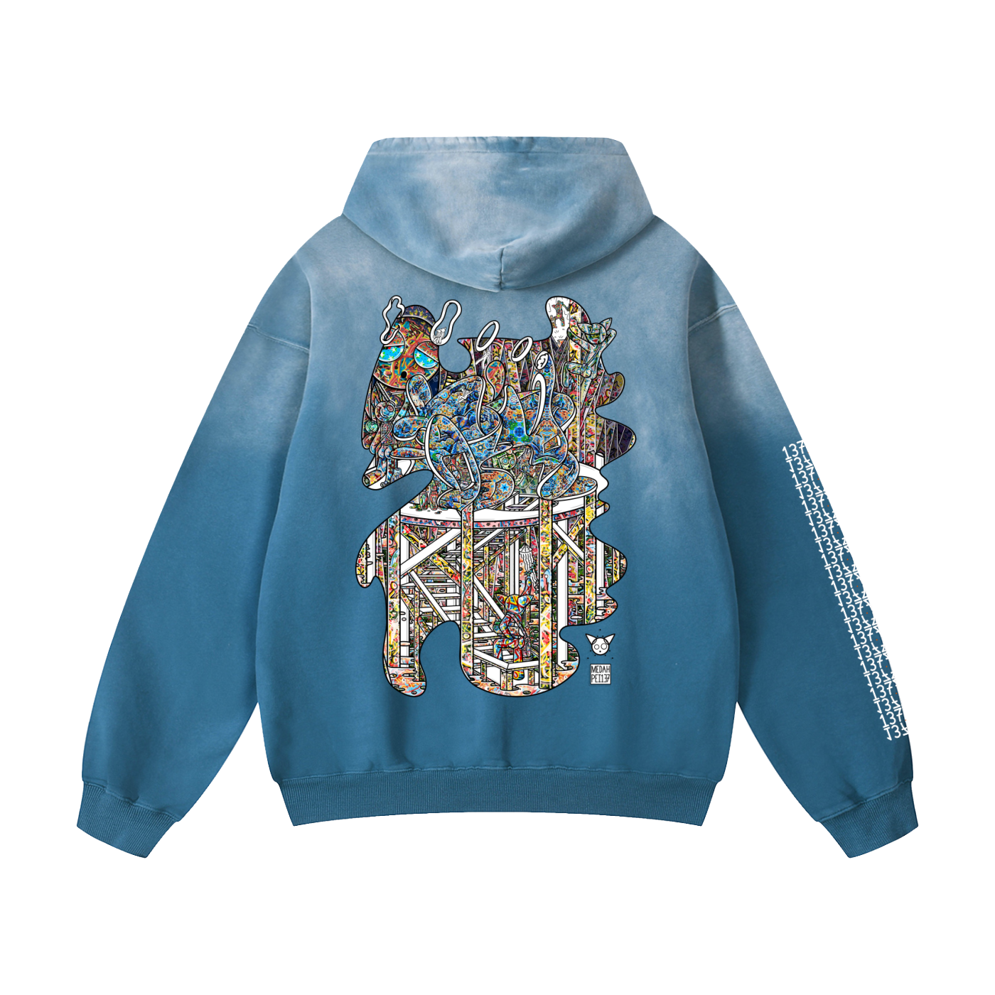 Family Fortress - Heavyweight Sunfade Oversized Hoodie