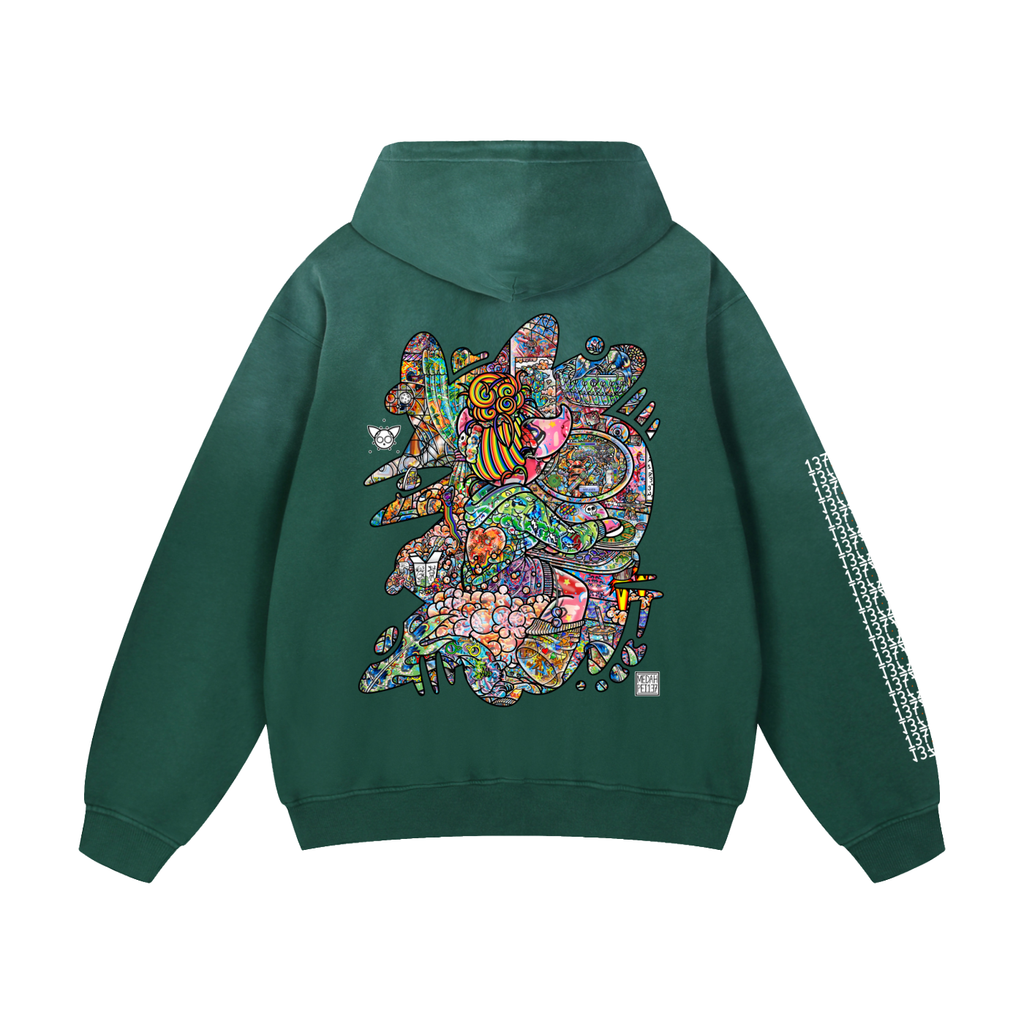 Stationary - Heavyweight Sunfade Oversized Hoodie