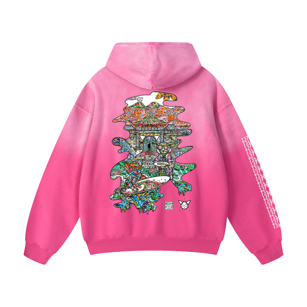 Horizons - Heavyweight Sunfade Oversized Hoodie