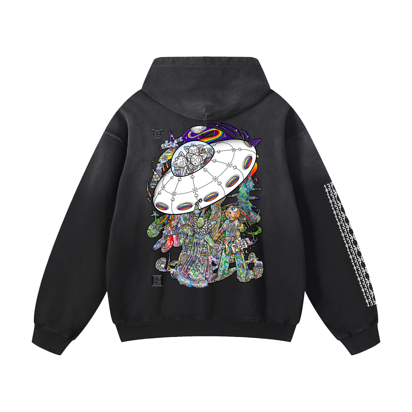 Spatial Awareness - Heavyweight Sunfade Oversized Hoodie